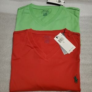 RALPH LAUREN POLO T- SHIRT MEN'S SET OF 2 MEDIUM